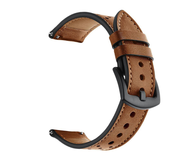 TECH-PROTECT Pasek Leather do smartwatchy brązowy 9589046917257 - 694559 - zdjęcie 2